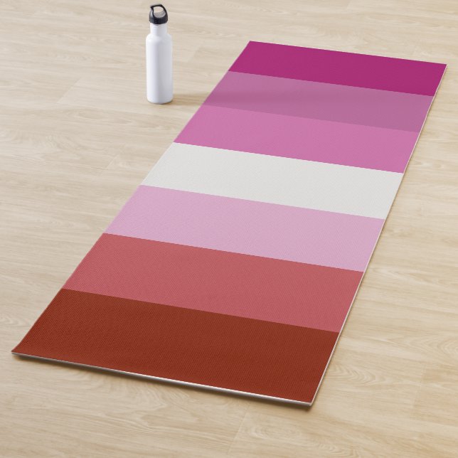Lesbische Flagge Yogamatte (Beispiel)