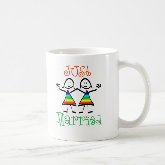 Lesbische Gastgeschenke Hochzeiten Kaffeetasse (Rechts)
