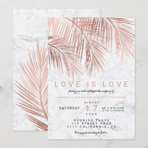 Lesbische Hochzeit des modernen Einladung