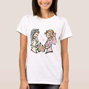 Lesbische Hochzeit T-Shirt
