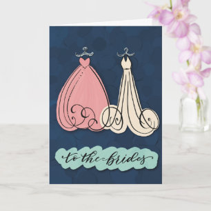 Lesbische Hochzeitkarte Karte
