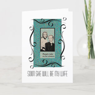 Lesbische Hochzeitsfeier Einladung