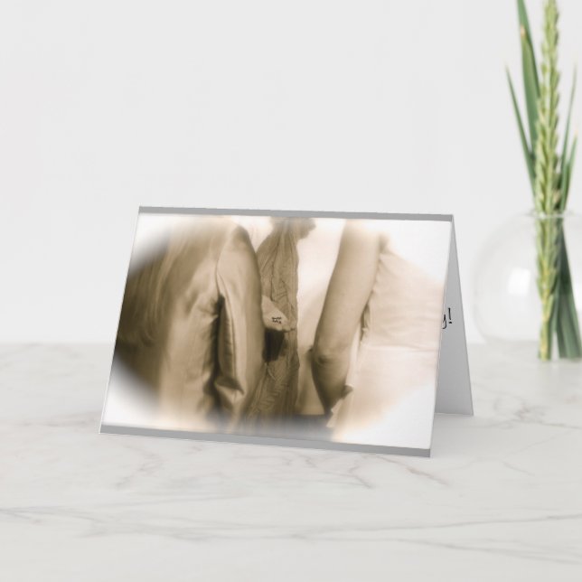 Lesbische Hochzeitskarte Karte (Vorderseite)