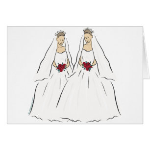 Lesbische Hochzeitskarten