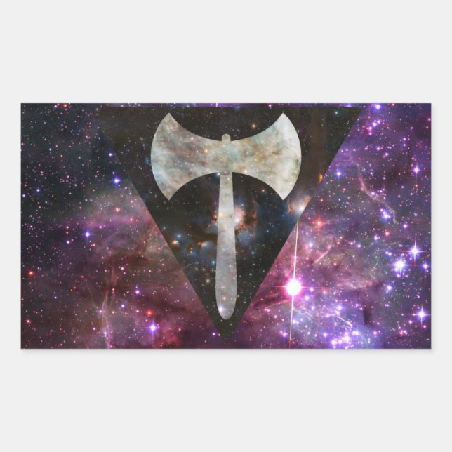 Lesbische Labore nebulaflagge Aufkleber (Vorderseite)