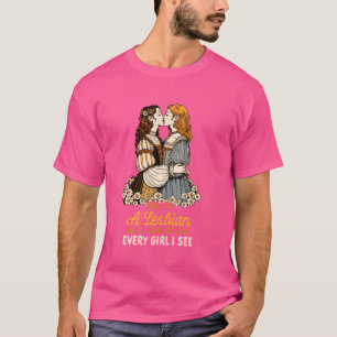 Lesbische LGBT Ich bin Lesben und mag nicht alle T-Shirt