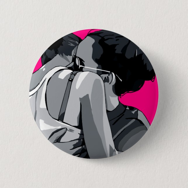 lesbische Liebe Button (Vorderseite)