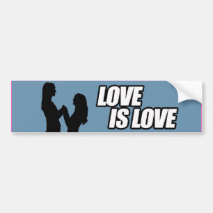 LESBISCHE LIEBE IST LIEBE -.png Autoaufkleber