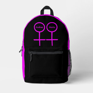Lesbische Liebhaber individuell anpassbar Bedruckter Rucksack