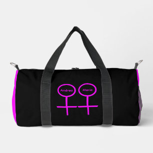 Lesbische Liebhaber individuell anpassbar Duffle Bag