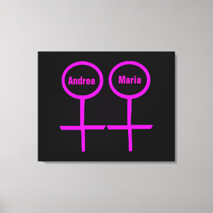 Lesbische Liebhaber maßgeschneiderte Canvas drucke