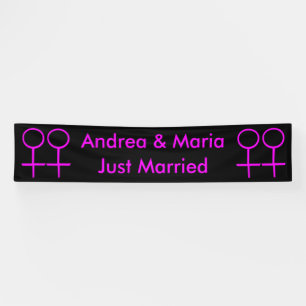 Lesbische Liebhaber Personalisierter Banner