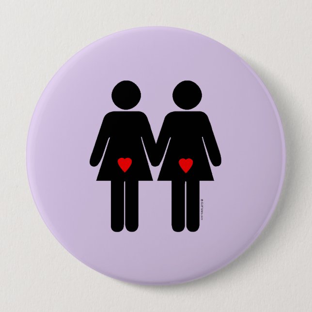 LESBISCHE LIEBHABER - .PNG BUTTON (Vorderseite)