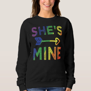 Lesbische Paare, die ich zum LGBT-Stolz führe Sweatshirt