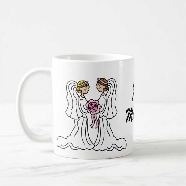 Lesbische Paare Kaffeetasse (Links)