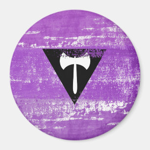 Lesbische Pride-Farbe (Labrys) Magnet