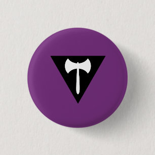 Lesbische Pride-Flagge Button