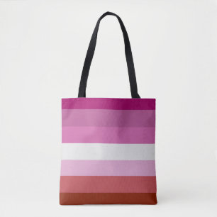 Lesbische Pride-Flagge Tasche