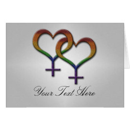 Lesbische Pride Rainbow Weibliche Geschlechtersymb