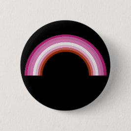 Lesbische Regenbogenflagge Button