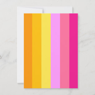 Lesbische Regenbogenflagge (Dämmerung) Feiertagskarte