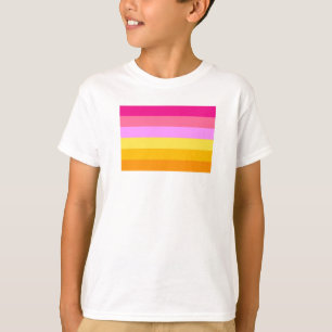 Lesbische Regenbogenflagge (Dämmerung) T-Shirt