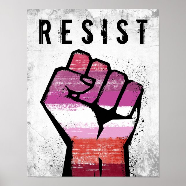 Lesbische Resistenz Poster (Vorne)