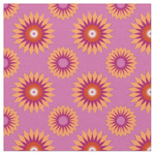 Lesbische Stolzfarben /rosa Blume Muster Stoff