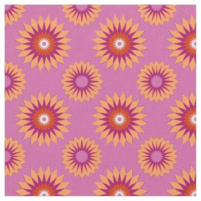 Lesbische Stolzfarben /rosa Blume Muster Stoff (Nahaufnahme)