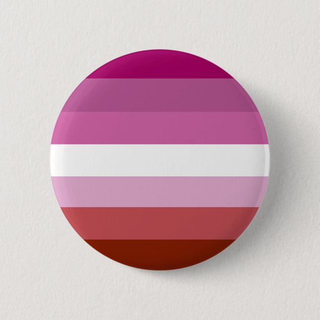 Lesbische Stolzflagge Button (Vorderseite)