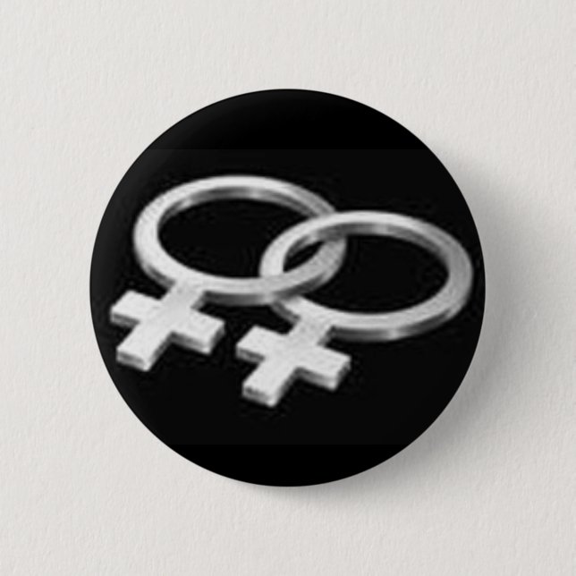 Lesbische Symbole Button (Vorderseite)