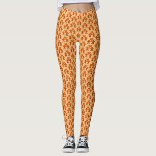Lesbische Weihnachts-Lebkuchen-Damen-Paar Leggings