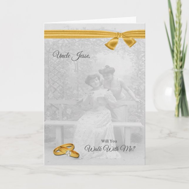 Lesbischer Hochzeitspaziergang mit mir bitte zwei  Einladung (Vorderseite)