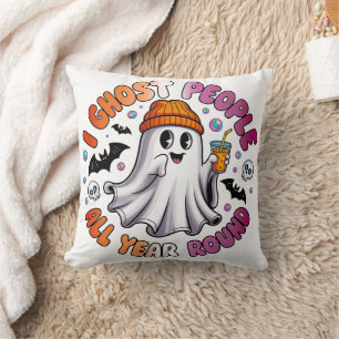 Lesbischer lustiger Halloween – Ich spuke Leute Kissen