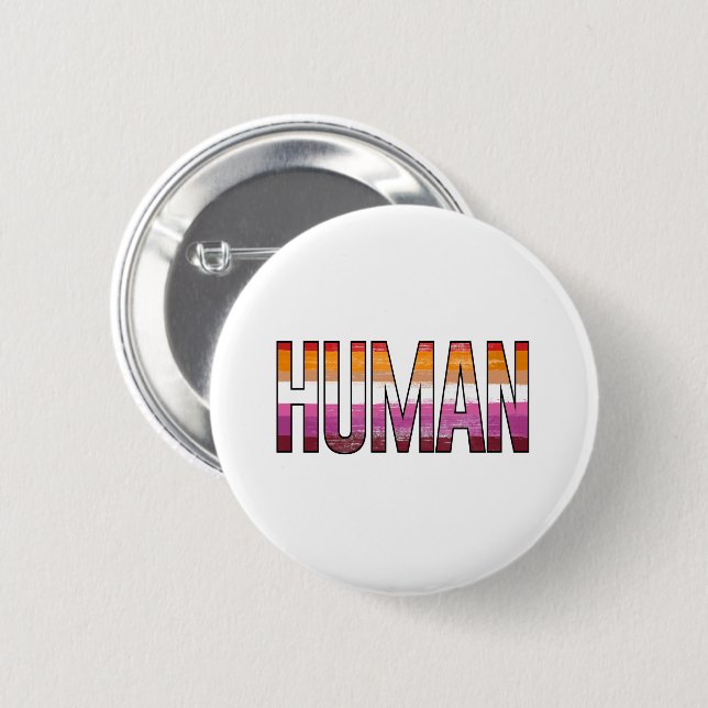 Lesbischer Mensch Button (Vorne & Hinten)