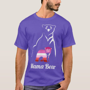 Lesbischer Pride Lesbian Mama Bear gleiche Rechte T-Shirt