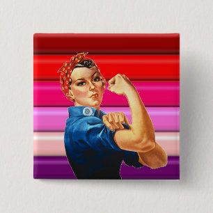 Lesbischer Stolz Button