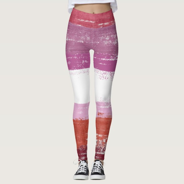 Lesbischer Stolz Leggings (Vorderseite)