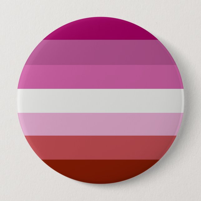 LESBISCHER STOLZ-STREIFEN-ENTWURF BUTTON (Vorderseite)