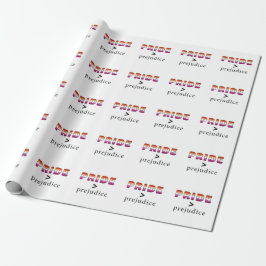 Lesbischer Stolz und Vorurteil Geschenkpapier