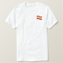 Lesbischer Stolzfahne bestickter T - Shirt