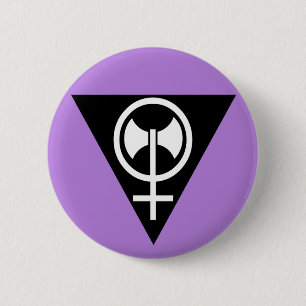 Lesbischer Stolzknopf - Lavendel Button