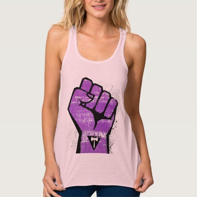 Lesbischer Widerstand Tank Top (Vorderseite)