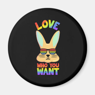 Lesbisches LGBT-Kaninchen Magnet