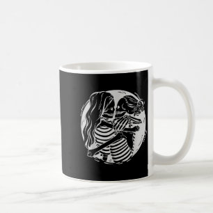 Lesbisches Paar Lgbtq Pride Skelette küssen Valen Kaffeetasse