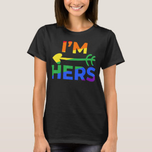 Lesbisches Paar Sie ist meine ich bin ihr Matching T-Shirt