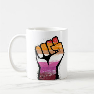 Lesbisches Protest-Faust Kaffeetasse