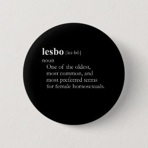 LESBO (Definition) Button