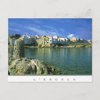 L'Escala Spanien Postkarte