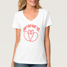 Lese dein Herz aus - Zitat-Design T-Shirt